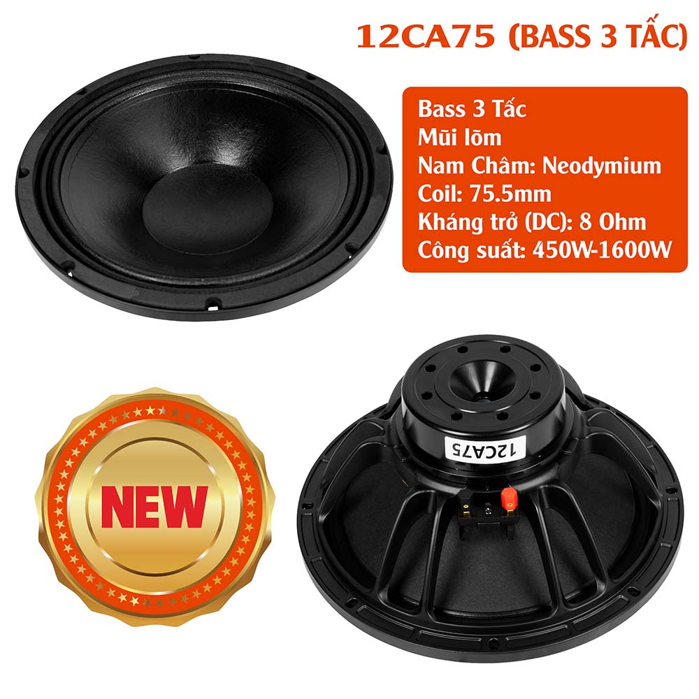 Bass 3 tấc 12CA75
