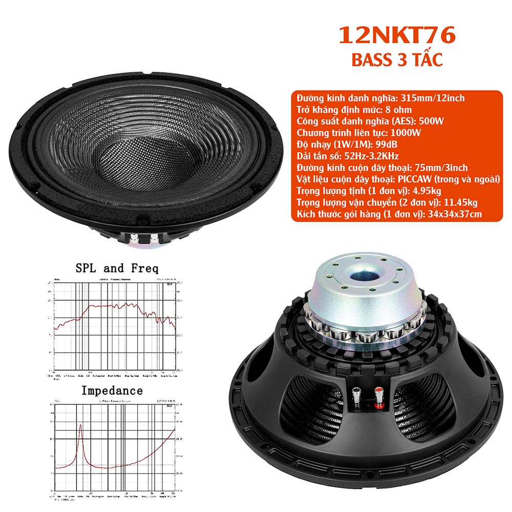 BASS 3 TẤC 12NKT76