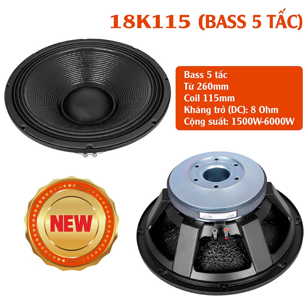 Bass 5 tấc 18K115