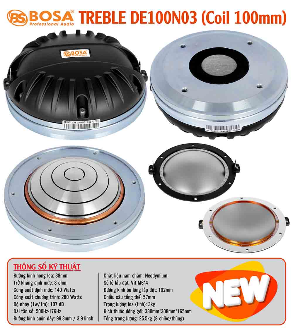 Treble DE100N03 (Coil 100mm)