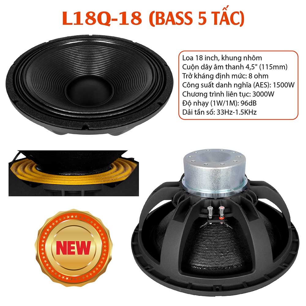 Bass 5 tấc L18Q-18