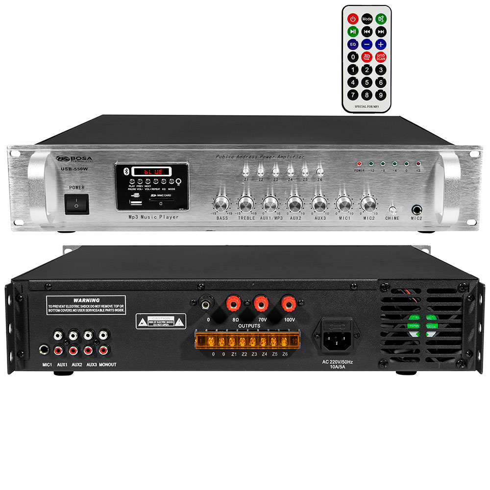 Amply phân tần bosa USB-550W
