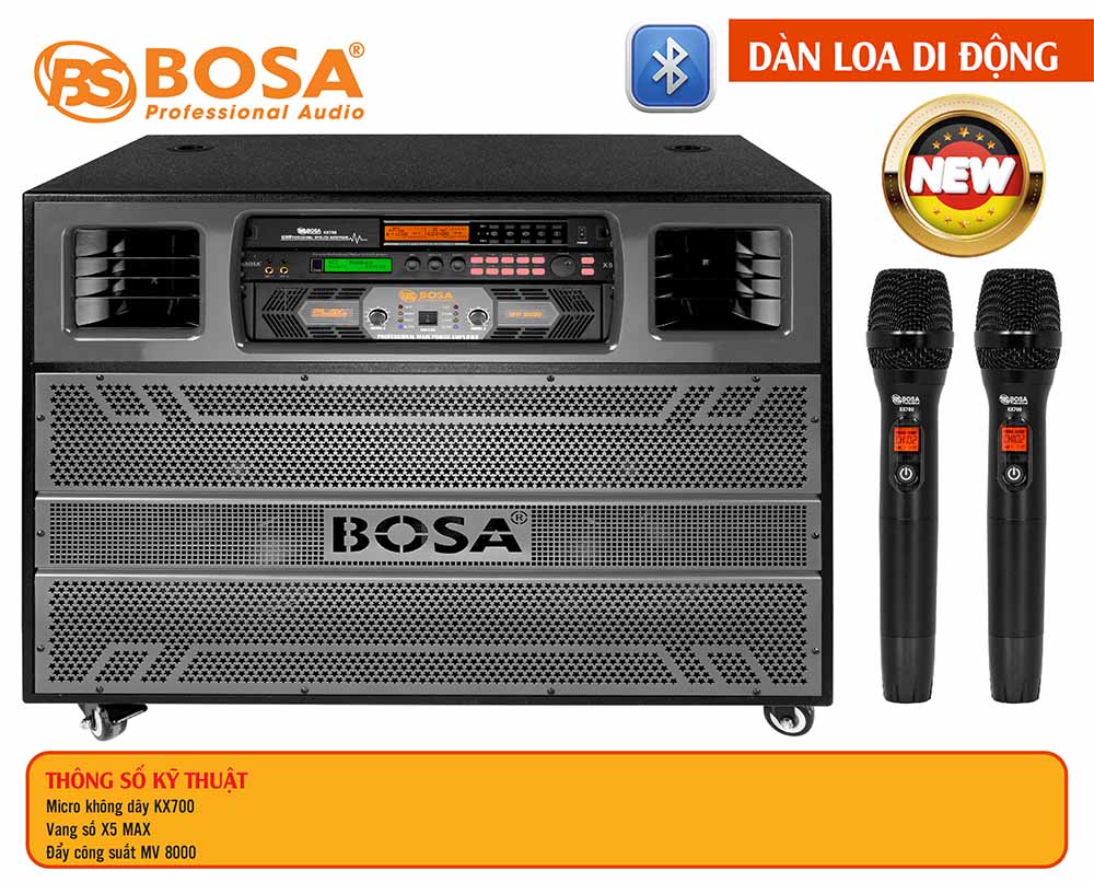 Dàn loa di động bosa (bluetooth)