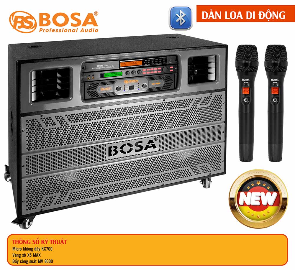 Dàn loa di động bosa (bluetooth)