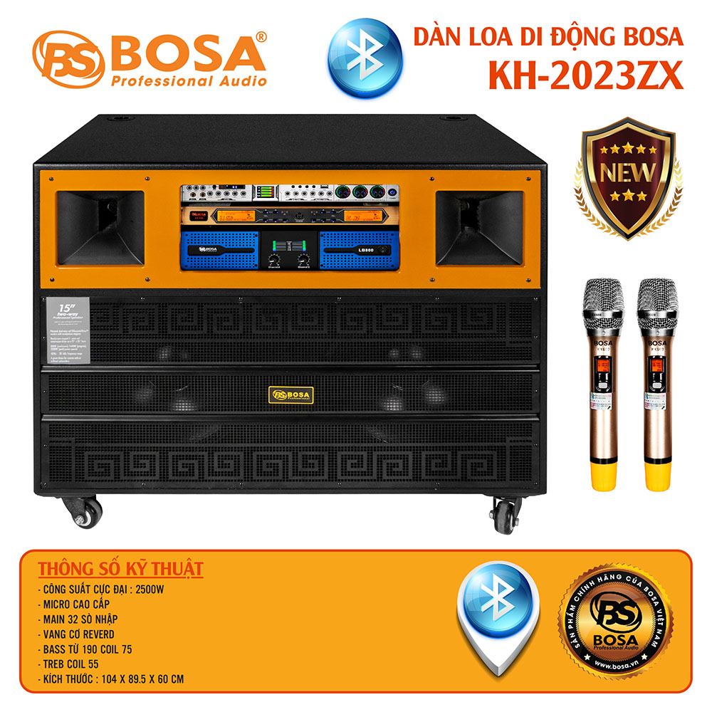 DÀN LOA DI ĐỘNG BOSA KH-2023ZX