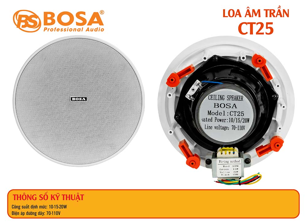 Loa âm trần bosa CT25