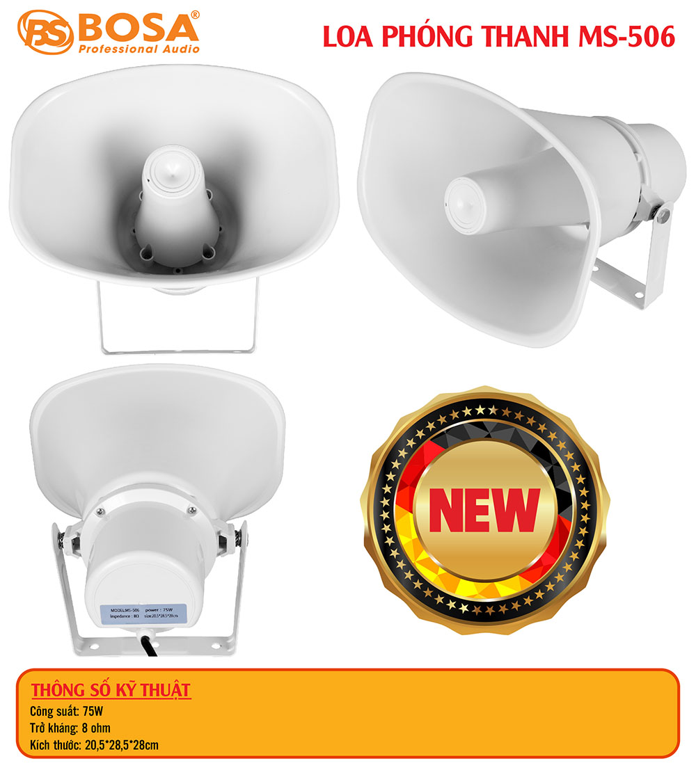Loa phóng thanh bosa MS-506