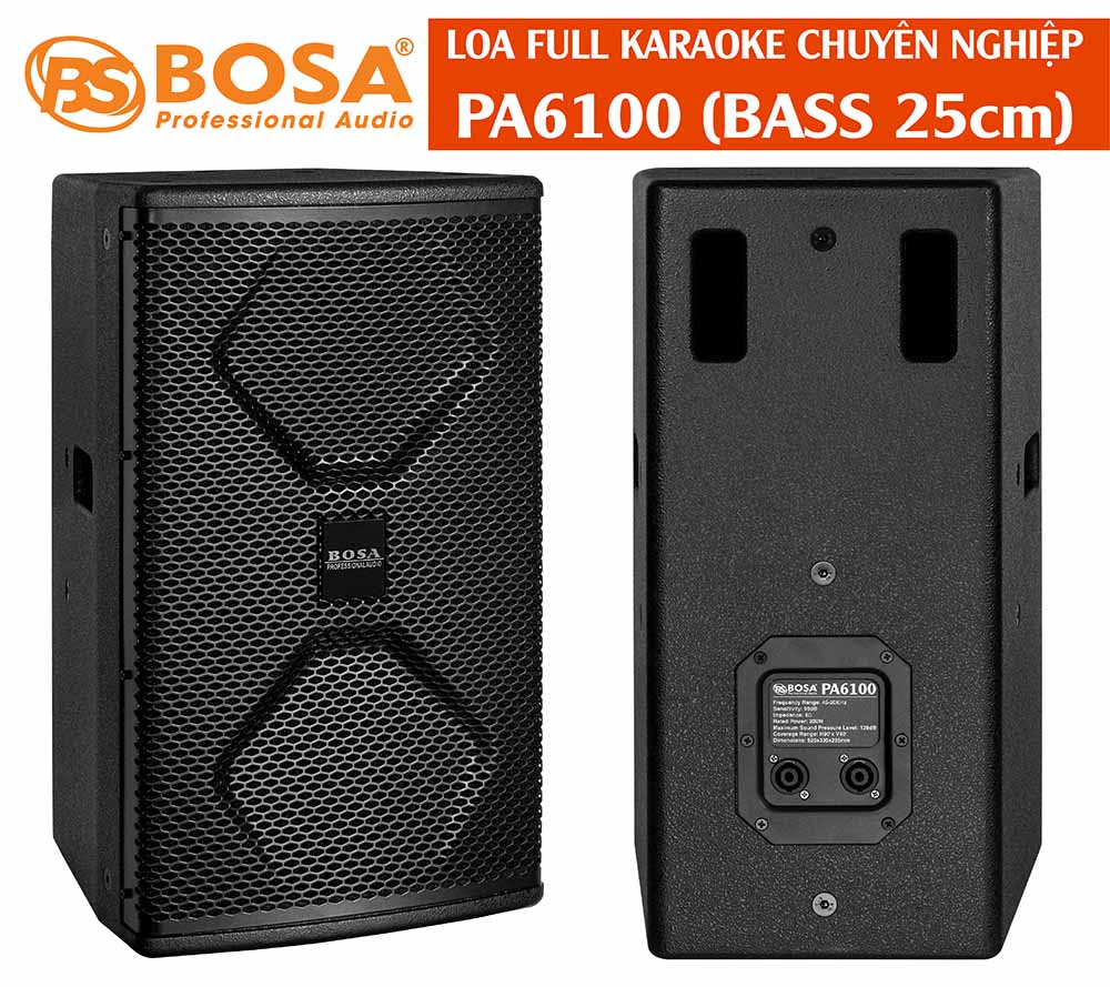 LOA FULL BOSA PA6100 (BASS 25cm)