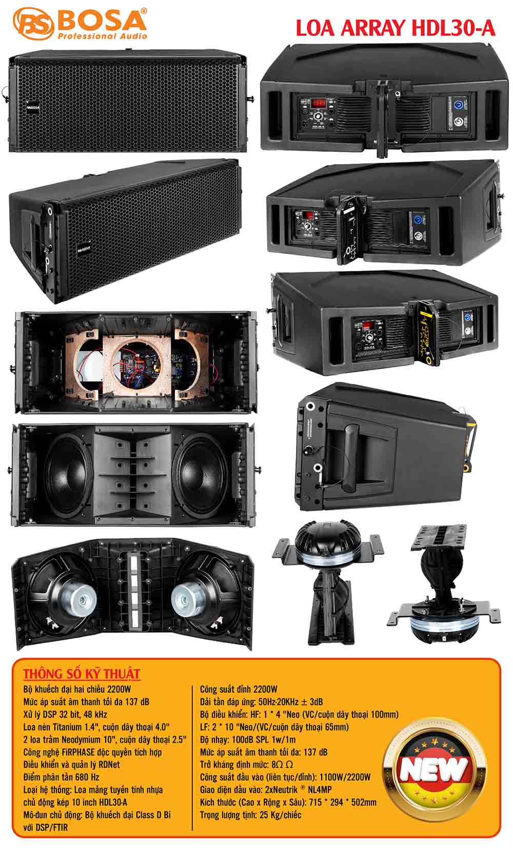 Loa array bosa HDL30-A