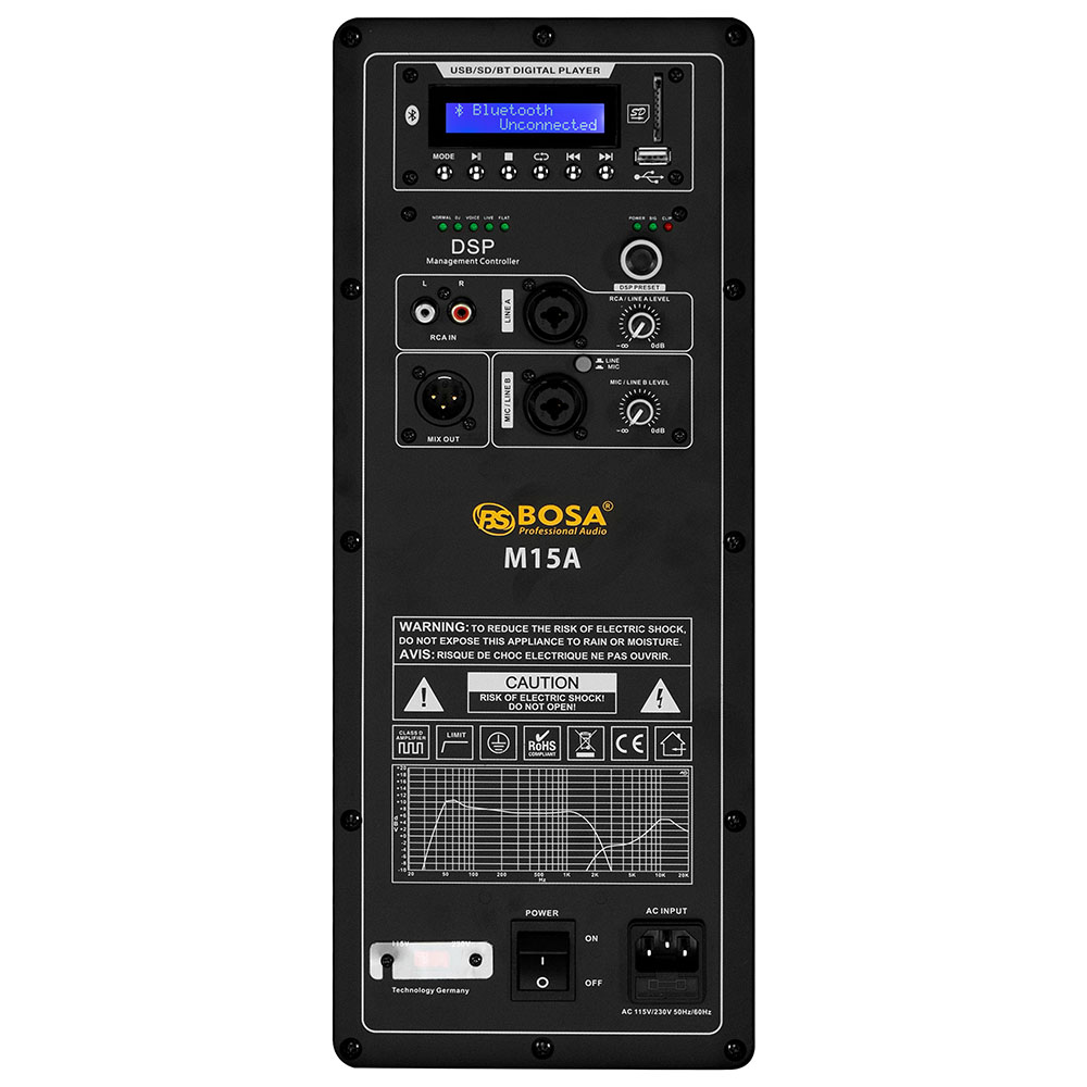 Loa full active bosa M15A (4 TẤC)