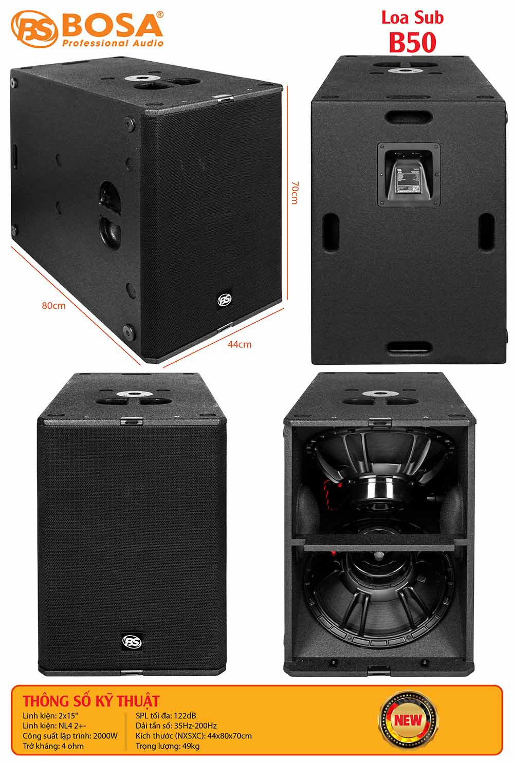 Sub bosa B50
