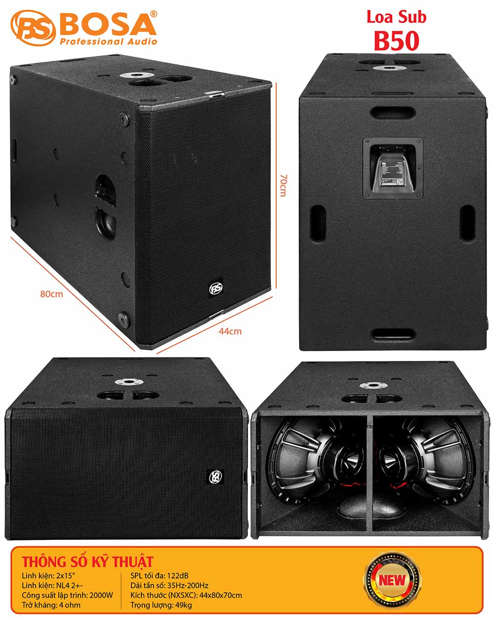 Sub bosa B50