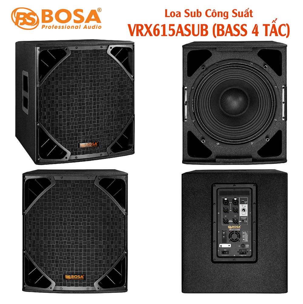 Loa sub công suất bosa VRX615ASUB (BASS 4 TẤC)