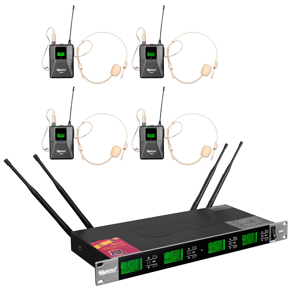 Micro không dây đeo tai bosa 400A