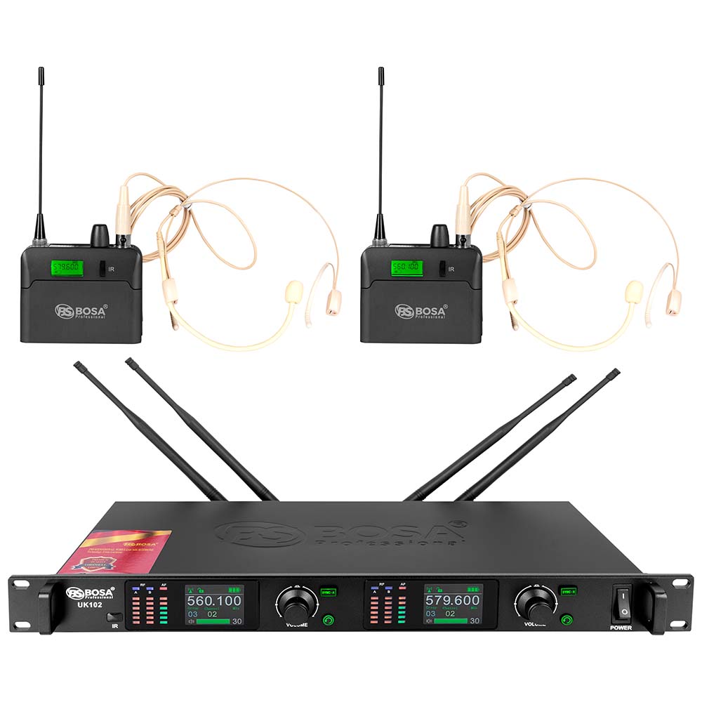 Micro không dây đeo tai bosa UK102