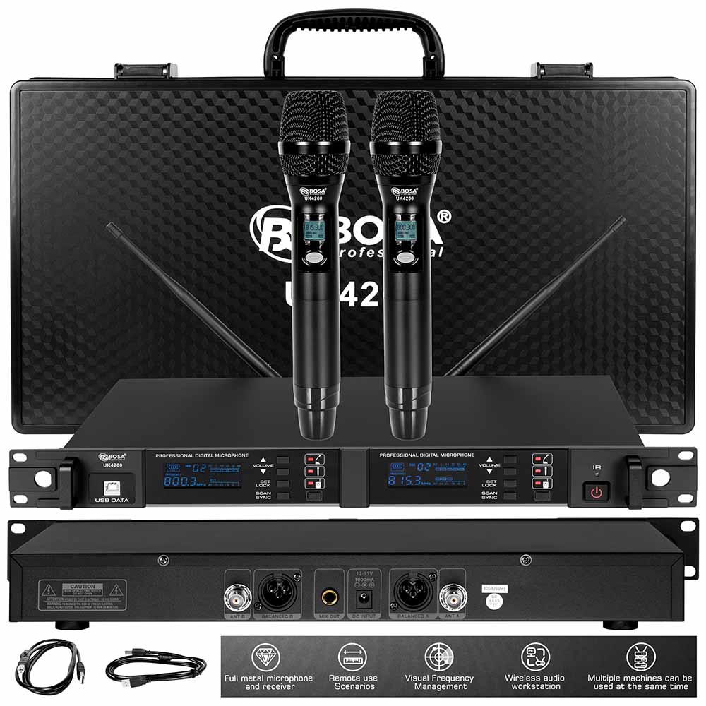 Micro không dây bosa UK4200 (đen)