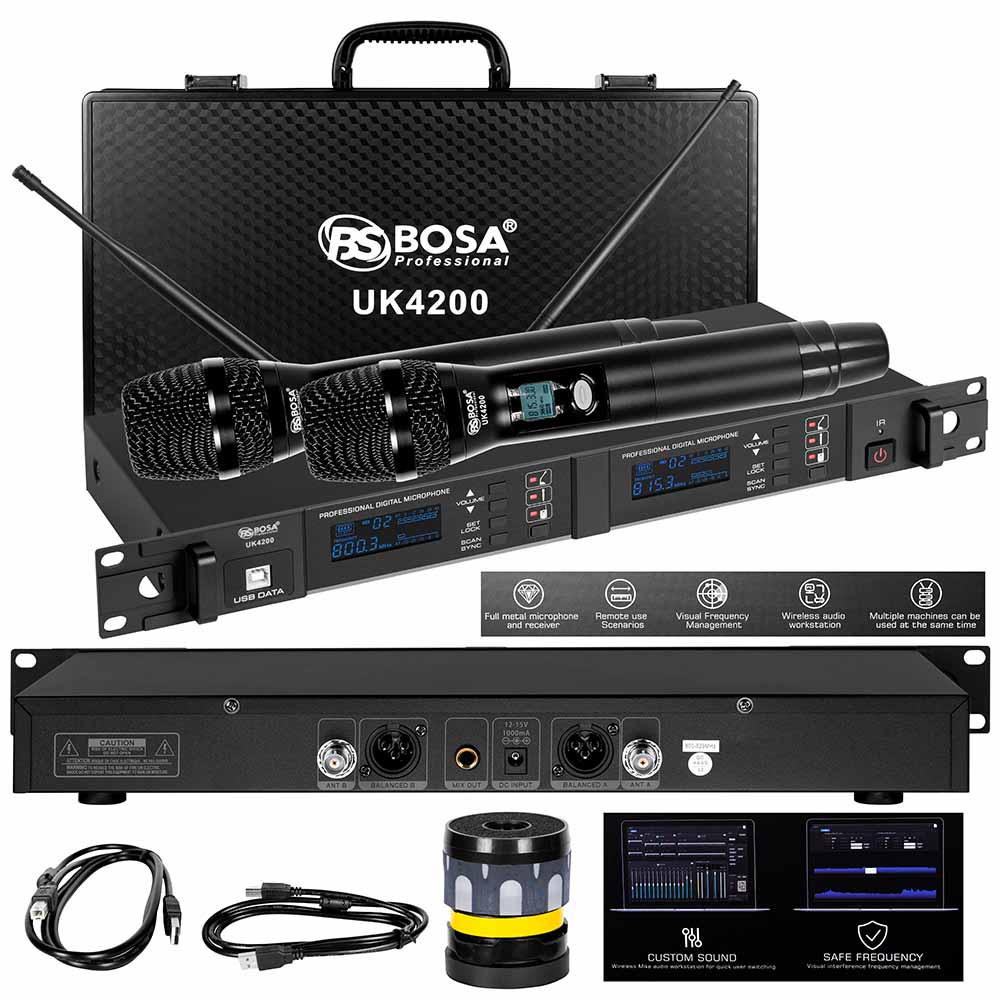 Micro không dây bosa UK4200 (đen)