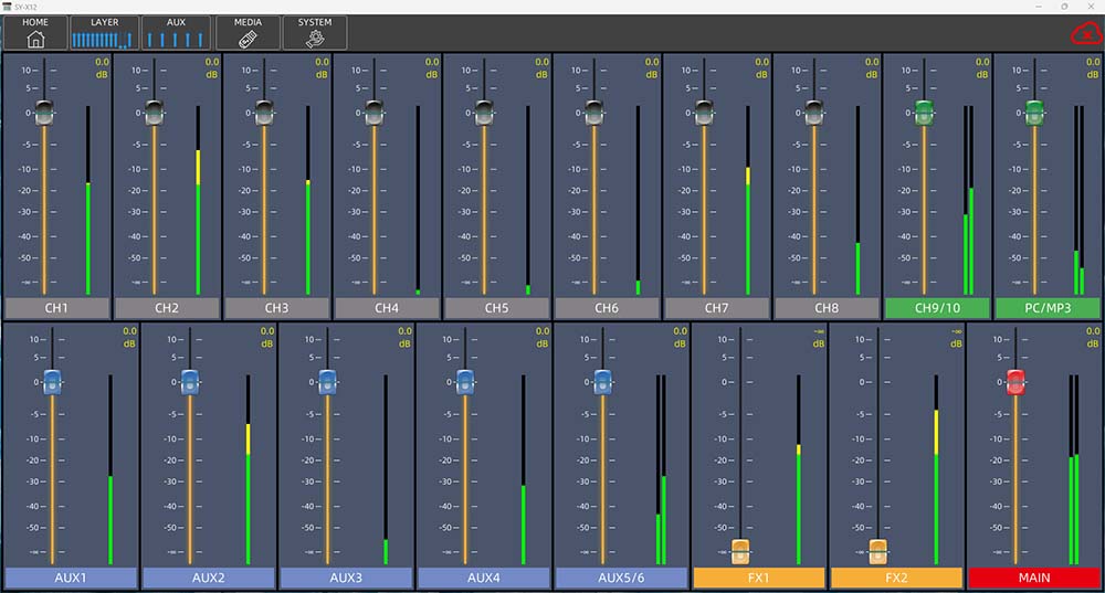Digital mixer bosa CT12Z - Bluetooth