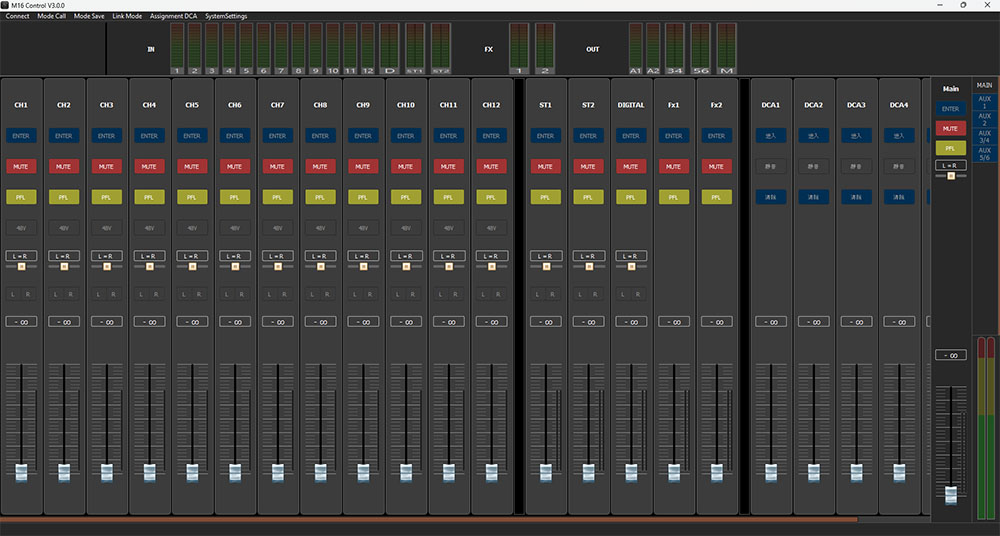 Digital mixer bosa CT16A - Bluetooth
