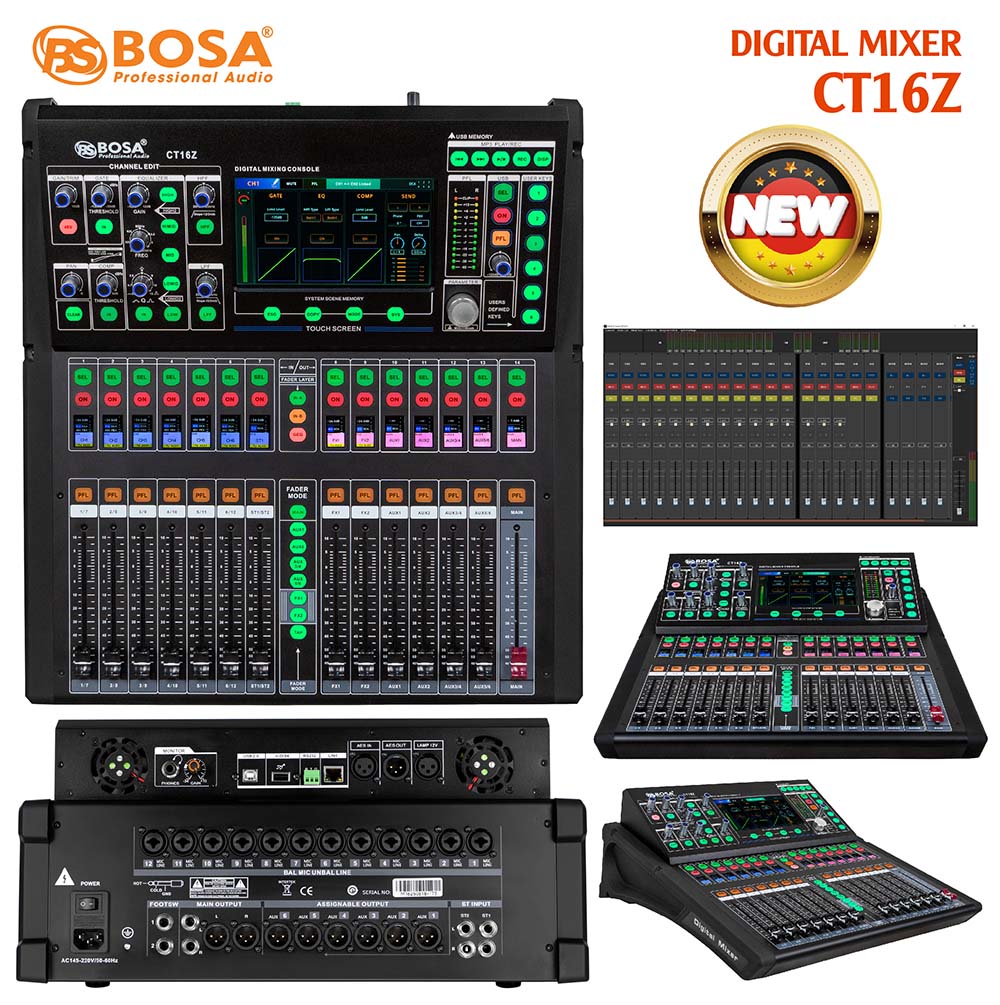 Mixer digital bosa CT16Z new