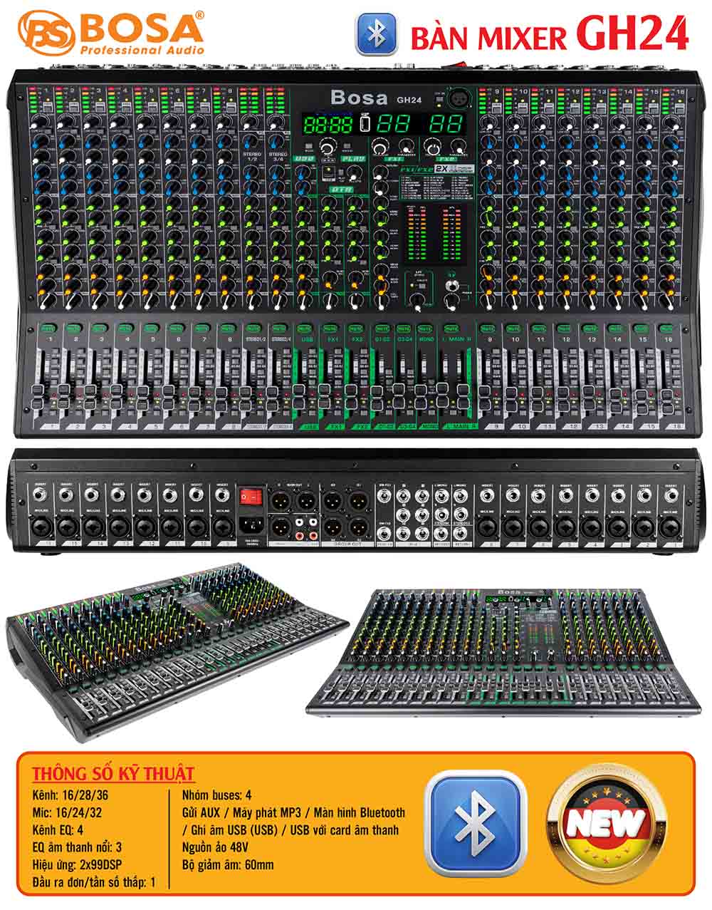 Mixer bosa GH24 (Bluetooth)