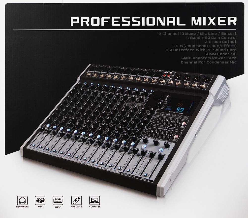 Bàn mixer bosa LXF12 Bluetooth