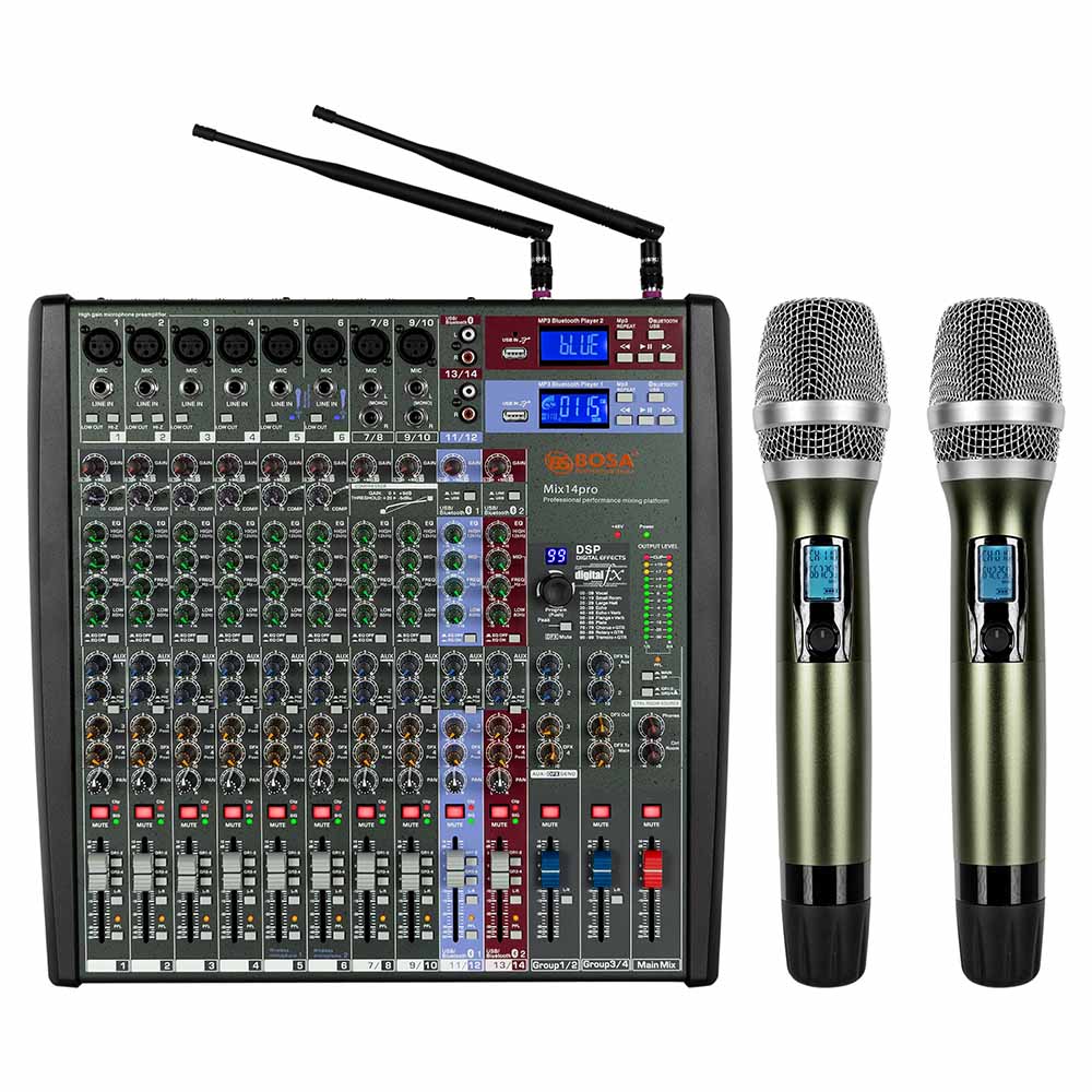 Bàn mixer bosa 2 in 1 Mix 14pro bluetooth
