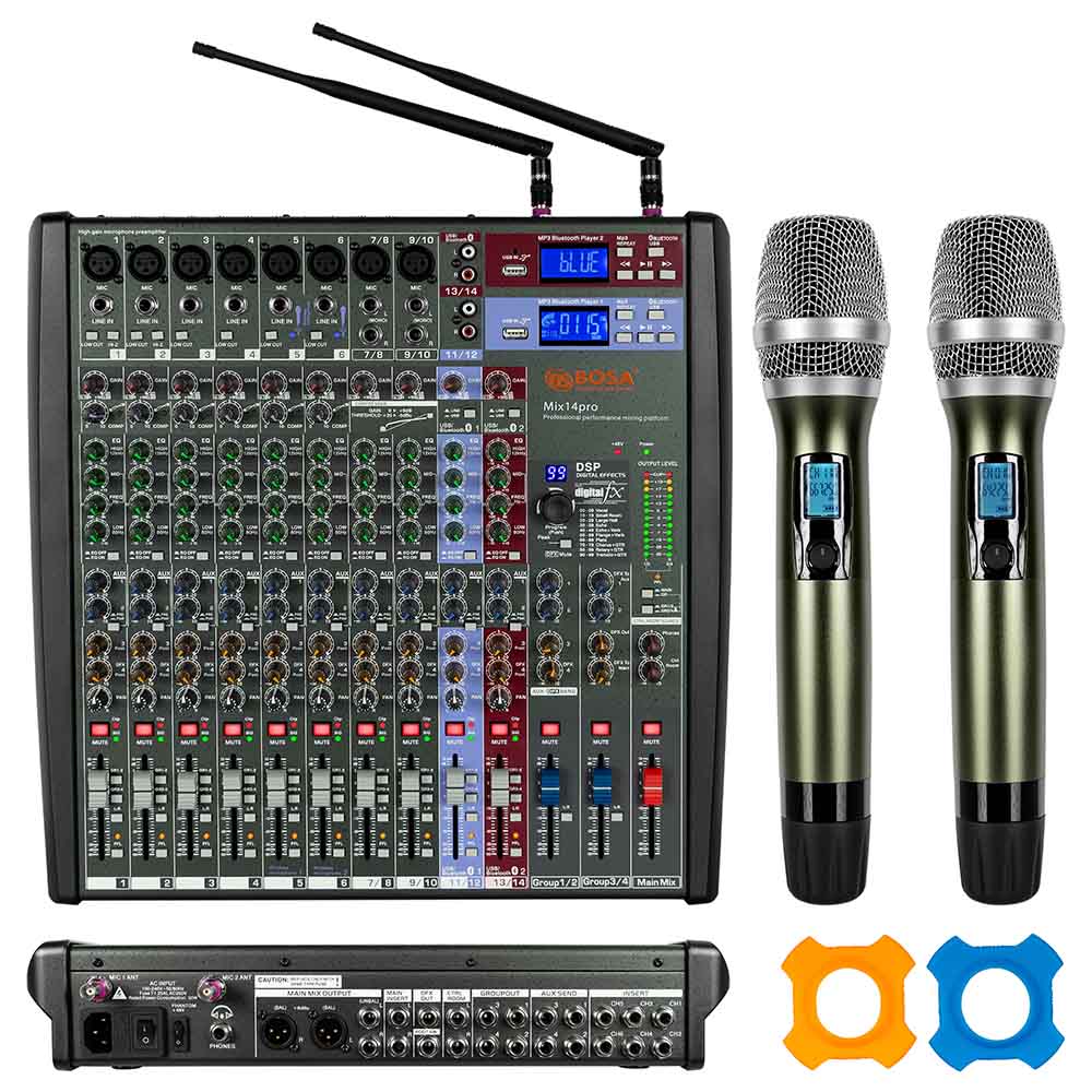 Bàn mixer bosa 2 in 1 Mix 14pro bluetooth