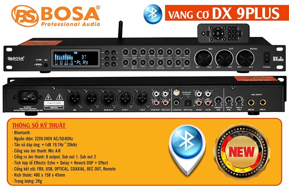 Vang cơ bosa DX 9PLUS