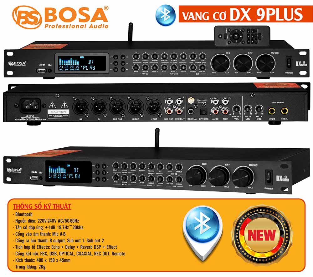 Vang cơ bosa DX 9PLUS