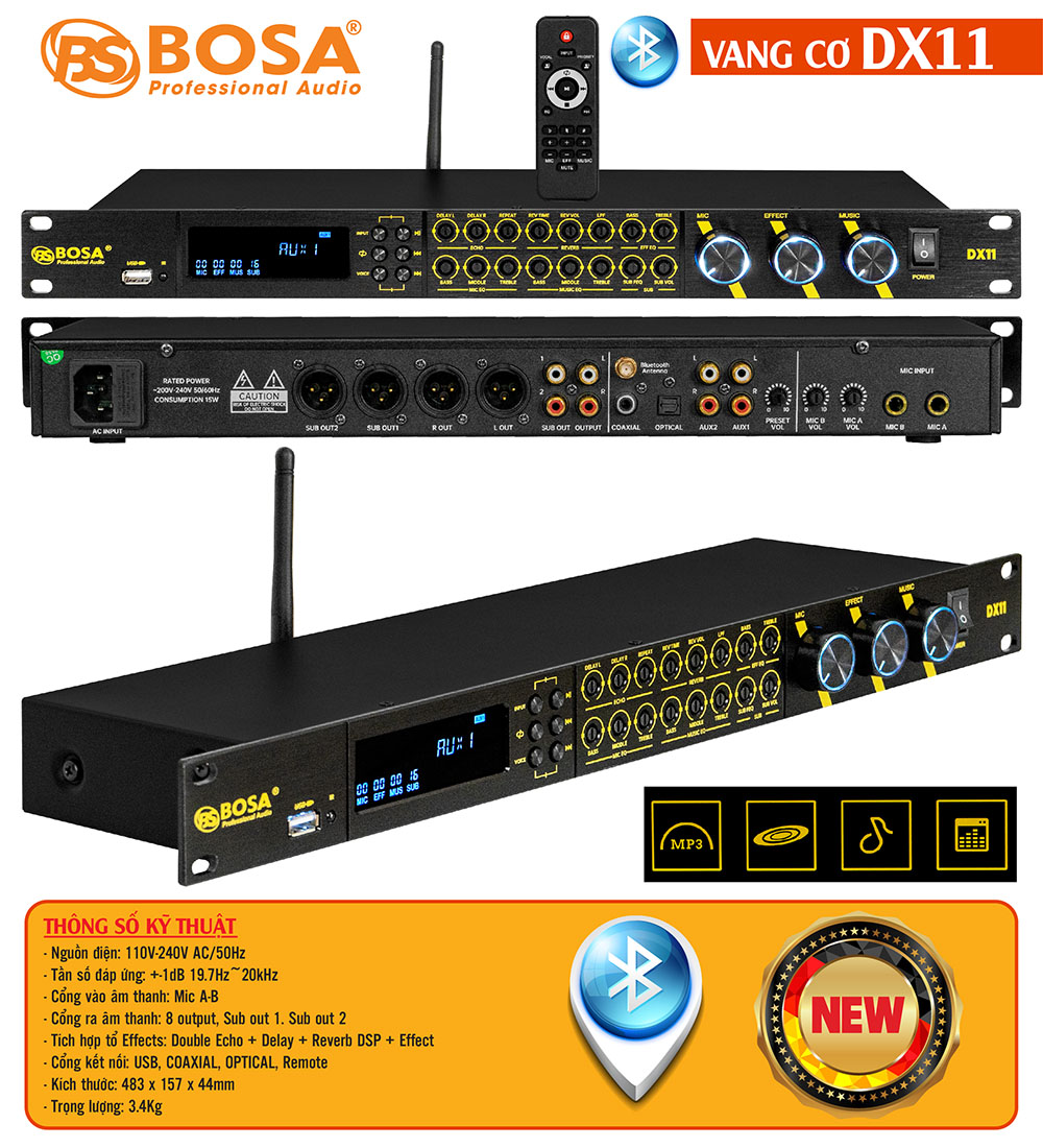 Vang cơ bosa DX11 vàng