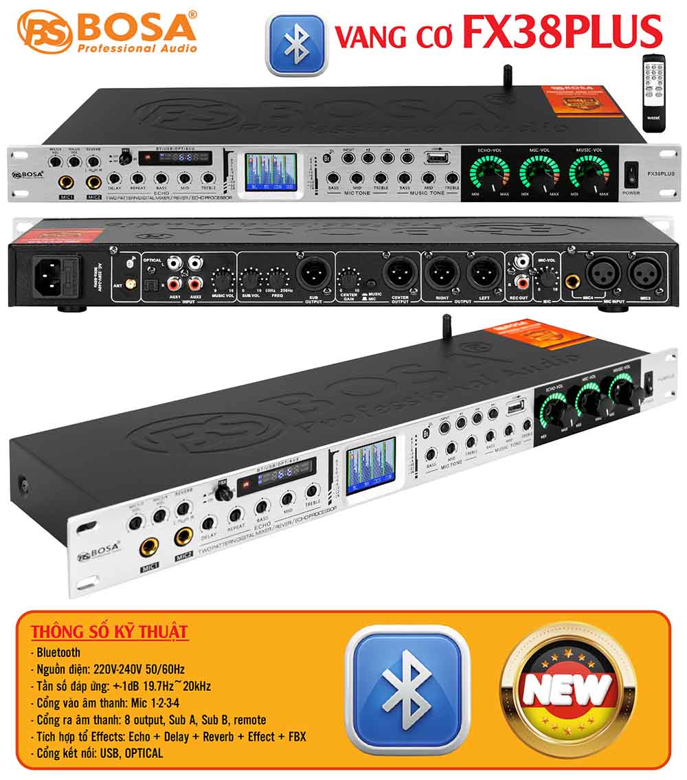 Vang cơ bosa FX38PLUS (Bluetooth)