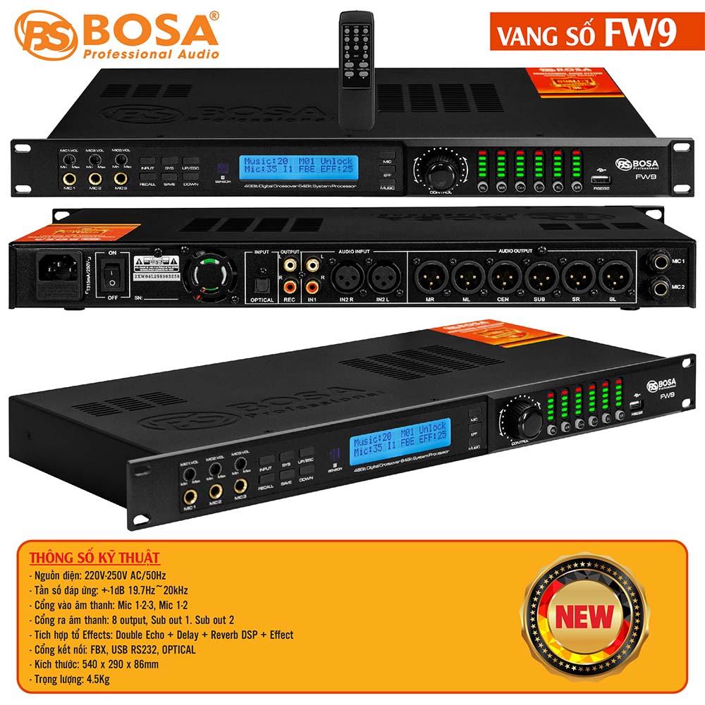 Vang số Bosa FW9