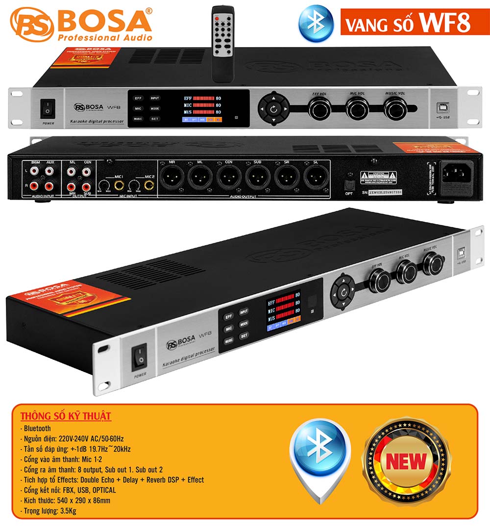 Vang số bosa WF8