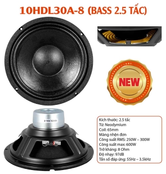 10HDL30A-8 (BASS 2.5 TẤC)