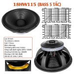 Bass 5 tấc 18HW115