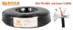 DÂY TÍN HIỆU BOSA 2x0.5mm2 (100M)