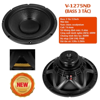 BASS 3 TẤC V-1275ND