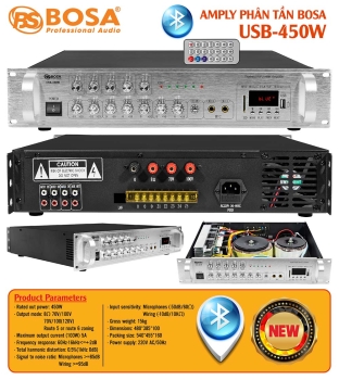 Amply phân tần bosa USB-450W