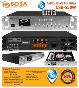 Amply phân tần bosa USB-550W