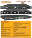 Main cục đẩy công suất bosa 4 kênh D14.4