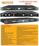 Main cục đẩy công suất 2 kênh bosa DA14.2