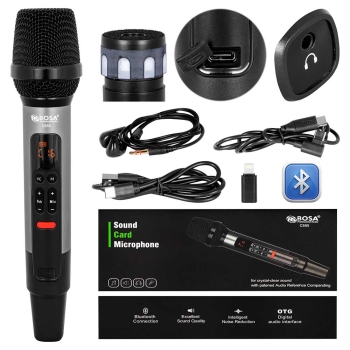 Microphone card âm thanh bosa C555