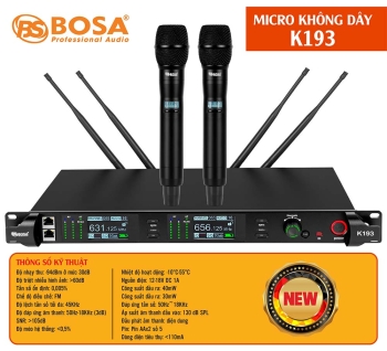 Micro không dây bosa K193