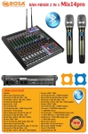 Bàn mixer bosa 2 in 1 Mix 14pro bluetooth